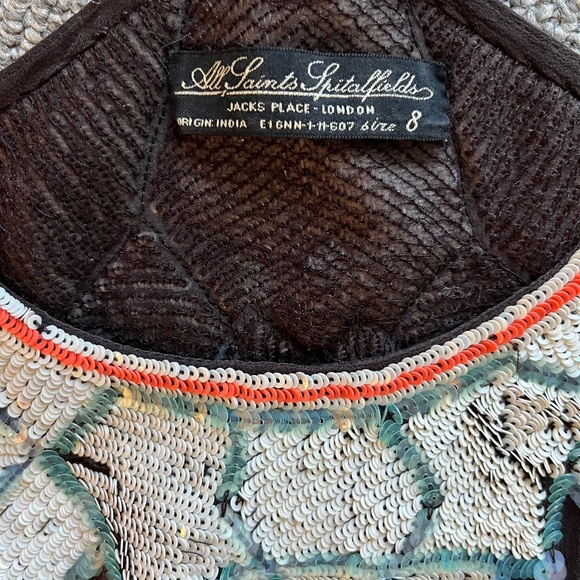All Saints AZTEC Top - Picture 2 of 3